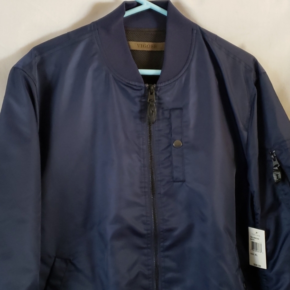 NEW (MENS) Vigoss Spring Bomber Jacket - Picture 2 of 11